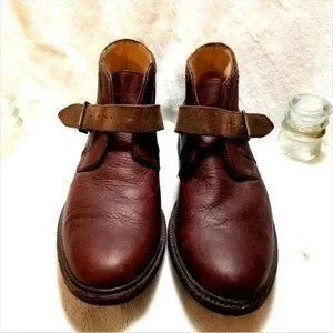 UGG Australia Mens sz 10 ankle boots Brown w buckle Casual Leather Shoes 1009220 UGG Australia Brown Casual Leather Shoes Buckle Boots  main image 2